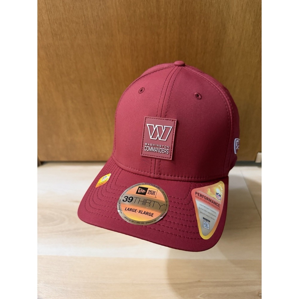 Washington Commanders New Era 2025 Sideline 39THIRTY Flex Hat Cap NFL Men's L/XL
